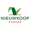 Nieuwkoop Europe logo with green leaf icon and red details.