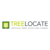 Logo of Treelocate, artificial trees, plants and flowers.