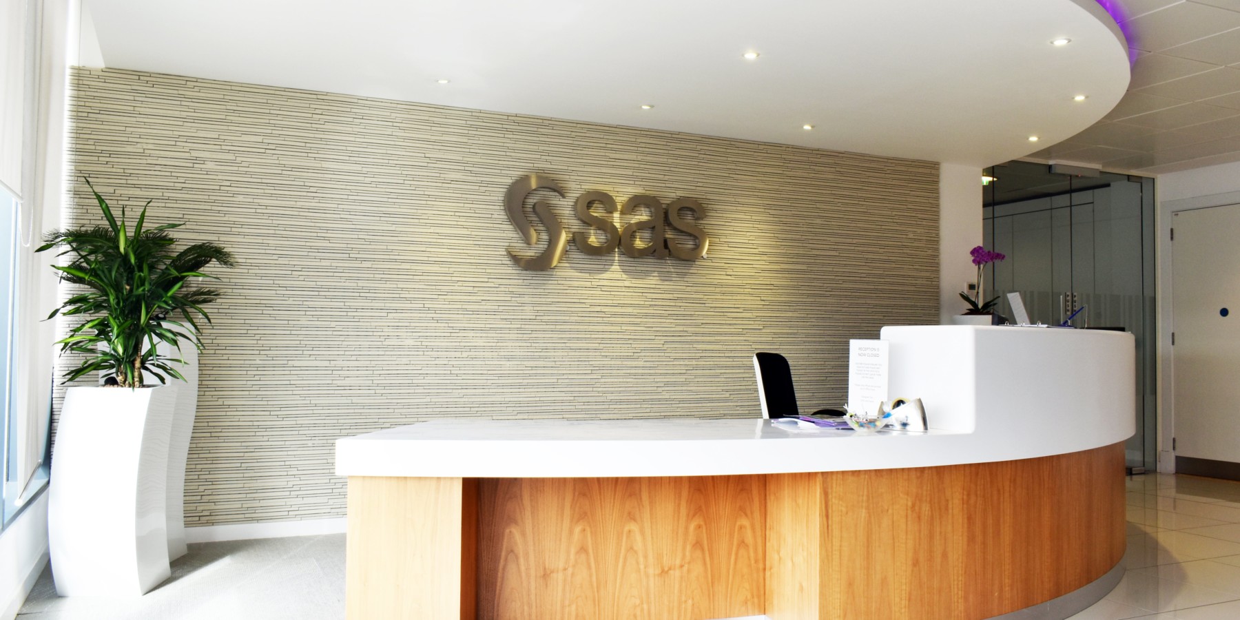 reception area for SAS