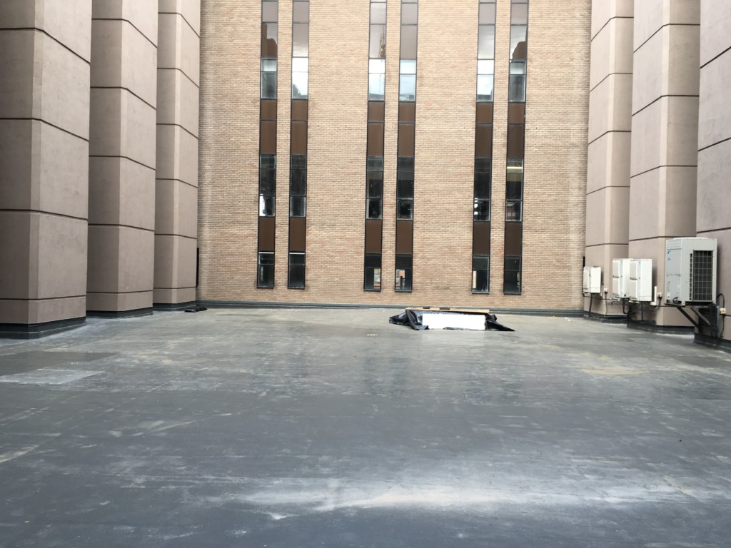 inside of tall building