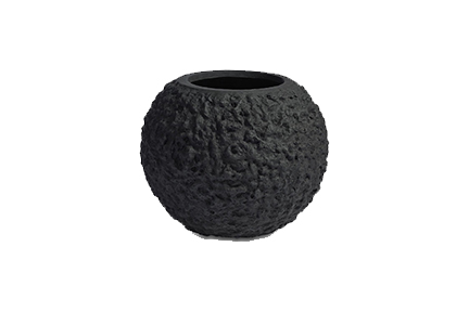 black lava bowl