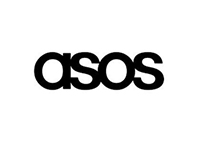 asos text in bold black in a white background