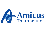 amicus therapeutics text with white background