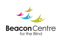 Beacon Centre text in black with white background