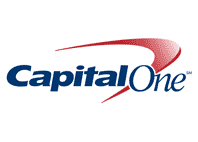 capital one text with white background