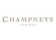 champneys springs text with white background