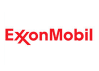 exxonmobi text in red with white background