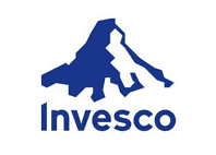 blue mountian with invesco text in white background