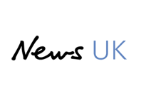 news uk text in white background