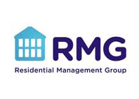 residential management group text in white background