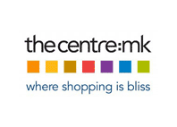 the centre mk text with colourful blocks and white background