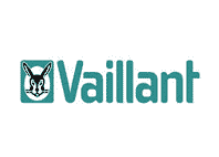 vaillant text with emblem