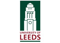 university of leeds text with building on top