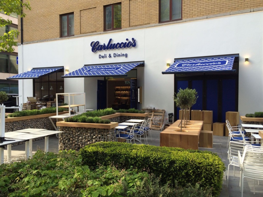 outside of carluccio's eateary