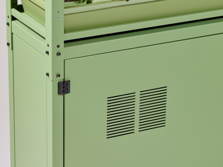 Urban FArming unit with white background