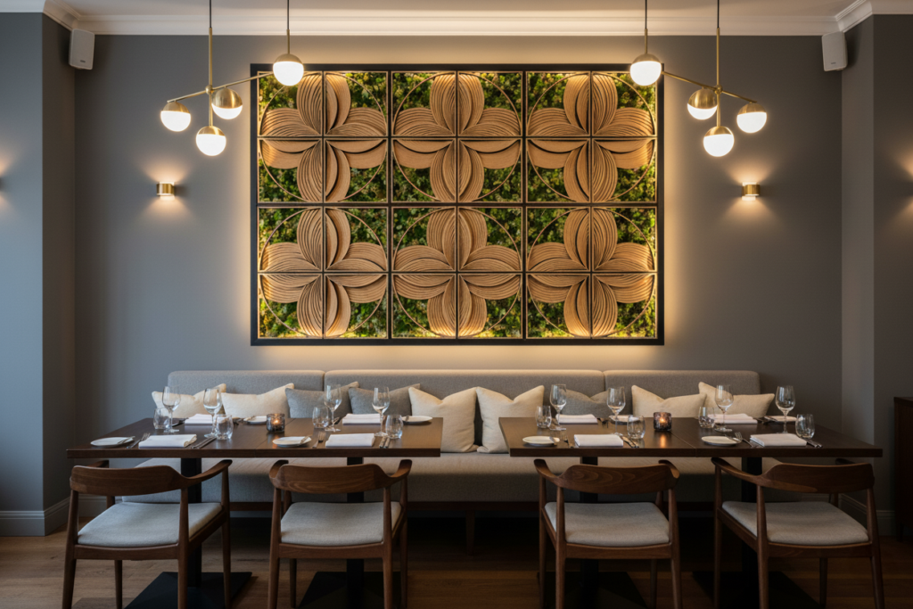 Biophilic Art on the office wall