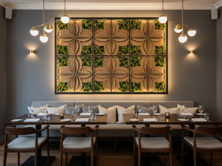 Biophilic Art on the office wall