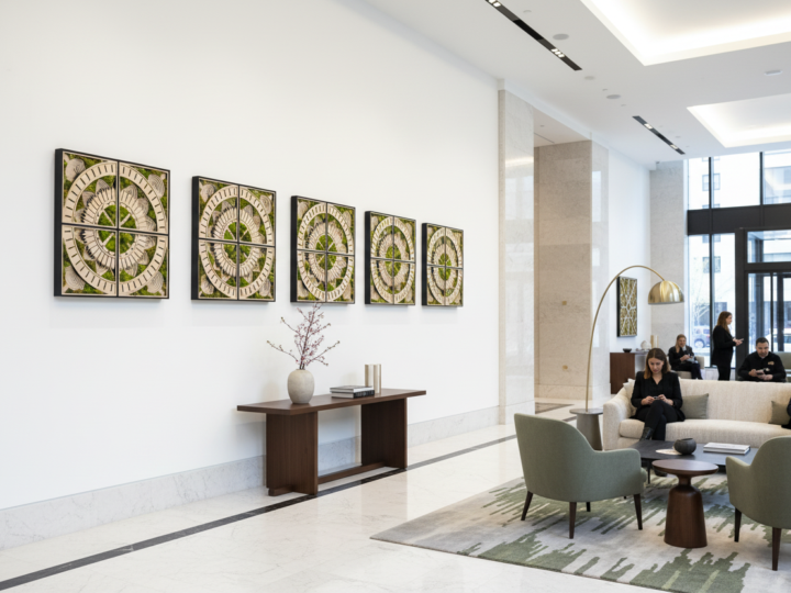 Biophilic Art design in an office environment